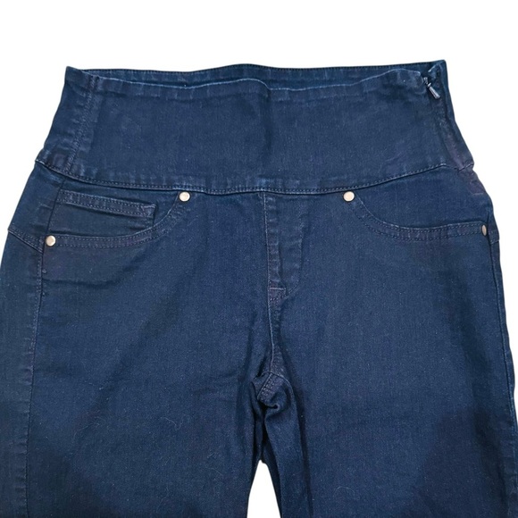 SPANX Size Small Alexia Blue Skinny Side Zip Jegging Jeans - Picture 3 of 6
